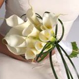 Bridal Bouquet 10 White Callas